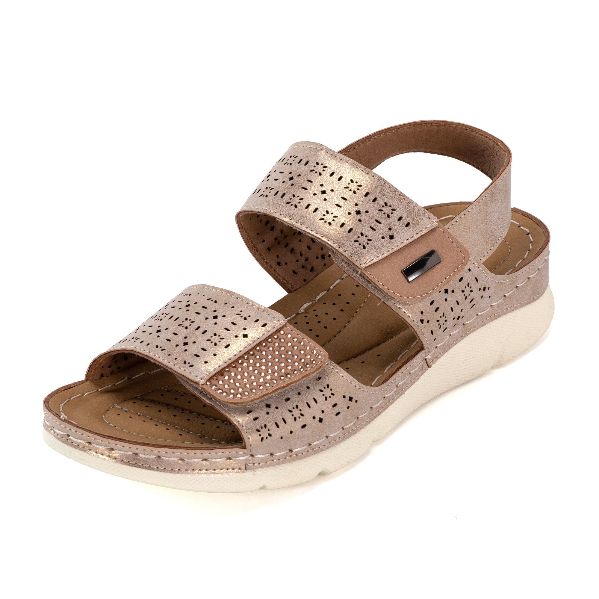 JOMIX Sandali Estive Casual da Donna Scarpa Morbida Scivolamento con Tomaia a Strappo WWS250186