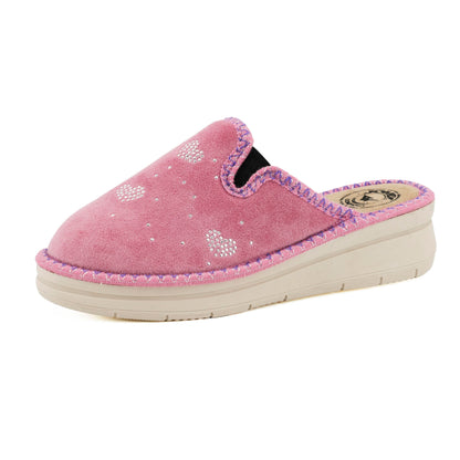 JOMIX Pantofole Donna Inverno Casa Comode Calde Pelose Made in Italy ITD2165-ITD2166