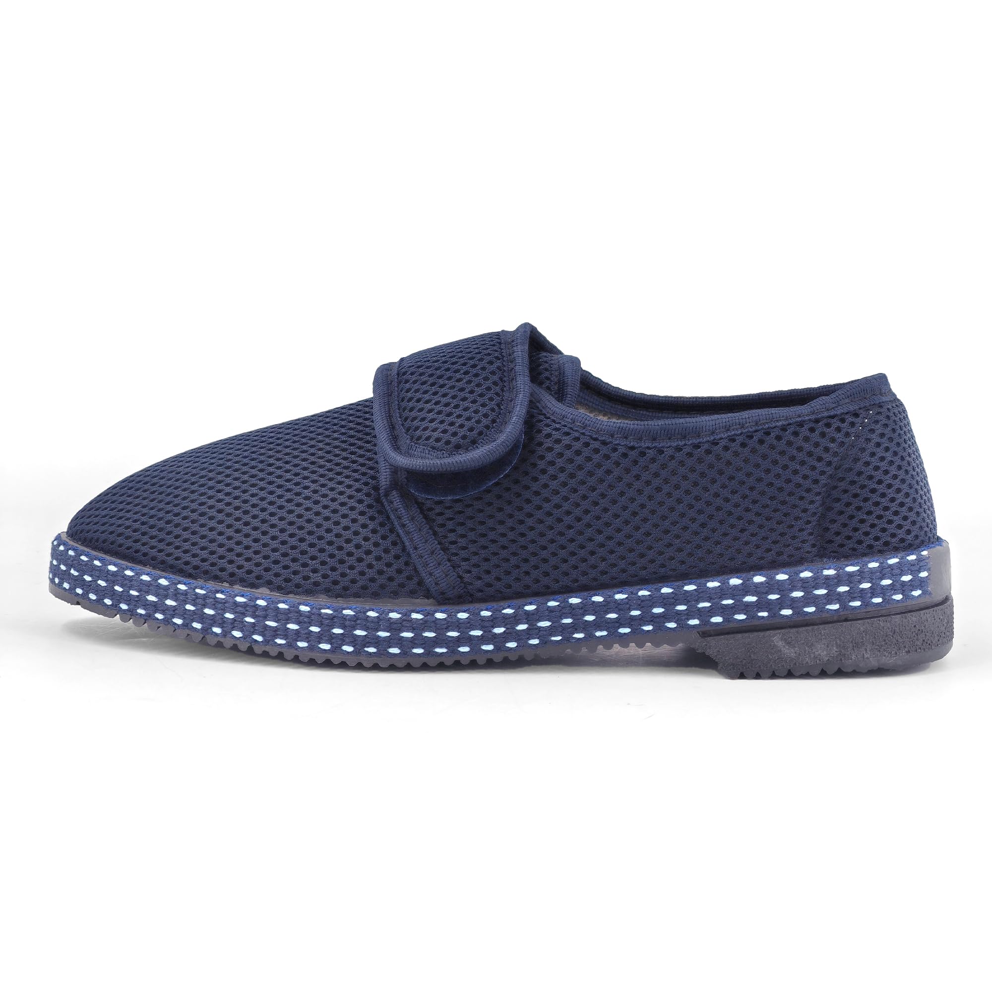 JOMIX Diabetiker Schuhe Herren Orthopädische Pantoffeln Sommer Senioren Hausschuhe mit Klettverschluss Leichte Atmungsaktiv Pantoletten mit Memory Foam Bequeme Slipper