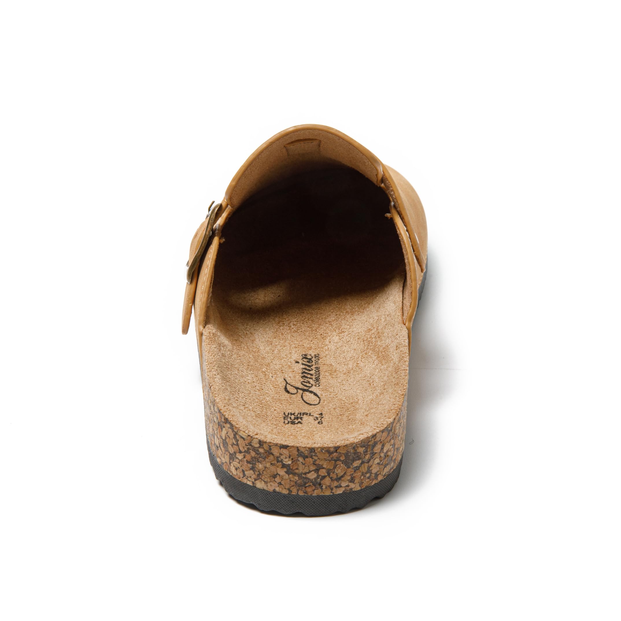 JOMIX Pantofole da Donna in Pelle Sintetica con Suola in Sughero