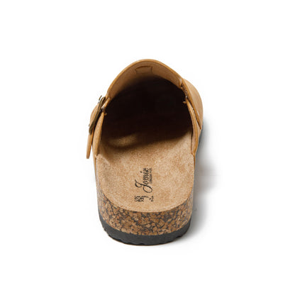 JOMIX Pantofole da Donna in Pelle Sintetica con Suola in Sughero