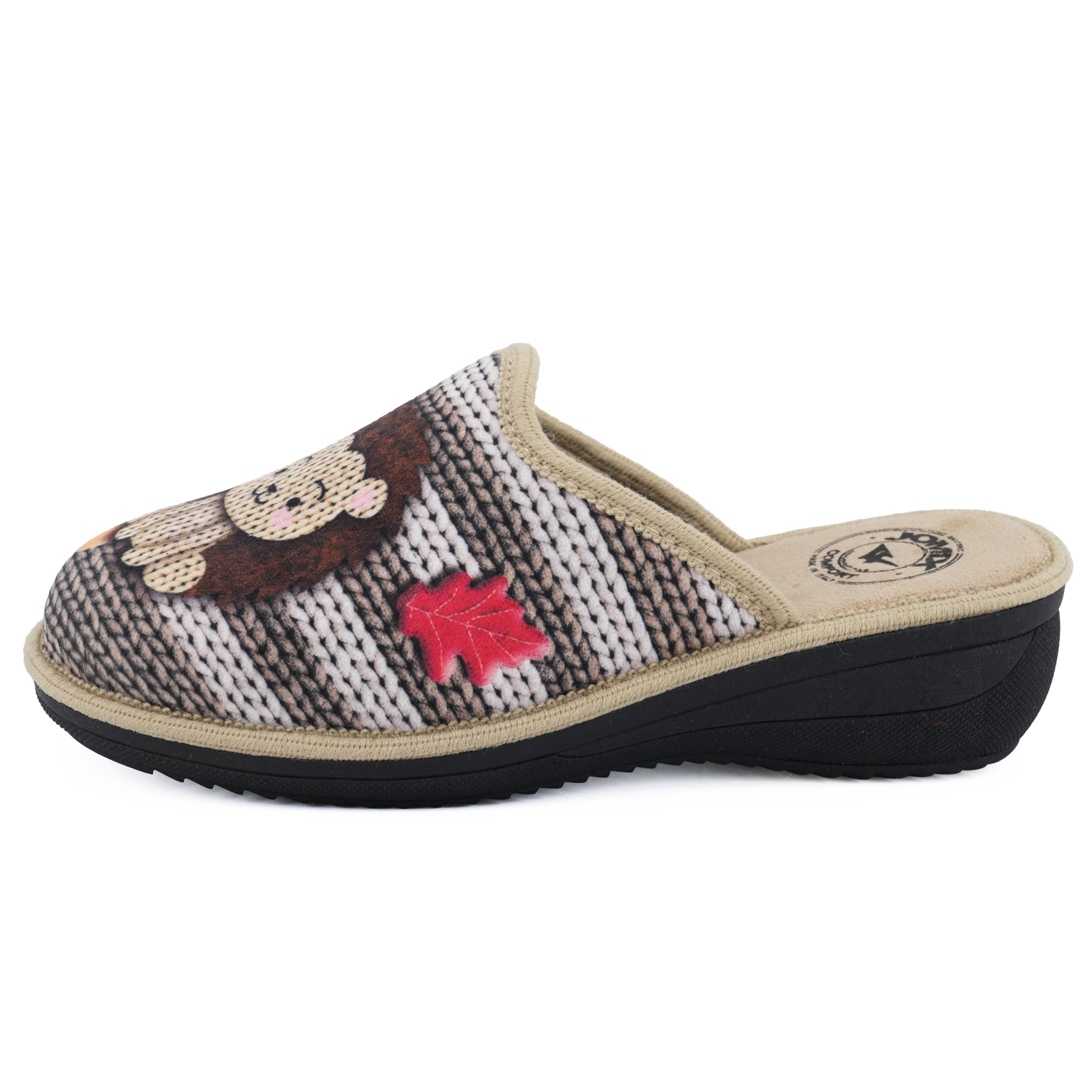 JOMIX Pantofole Donna Invernali Anatomiche Sottopiede Morbido di Alta Densità Mede in Italy