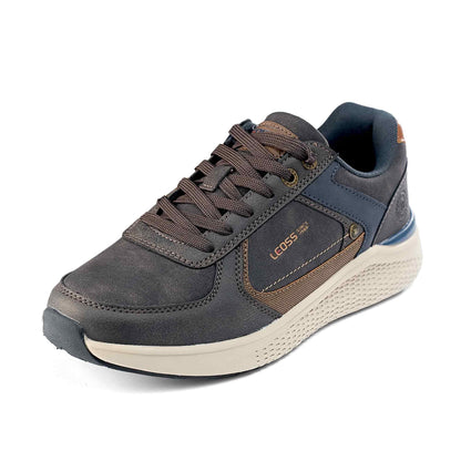 LEOSS ORIGINAL Scarpe da Ginnastica Uomo Sneaker con Lacci Scarpe da Città Scarpe da Escursionismo Casual Scarpe da Walking in Pelle Sportive