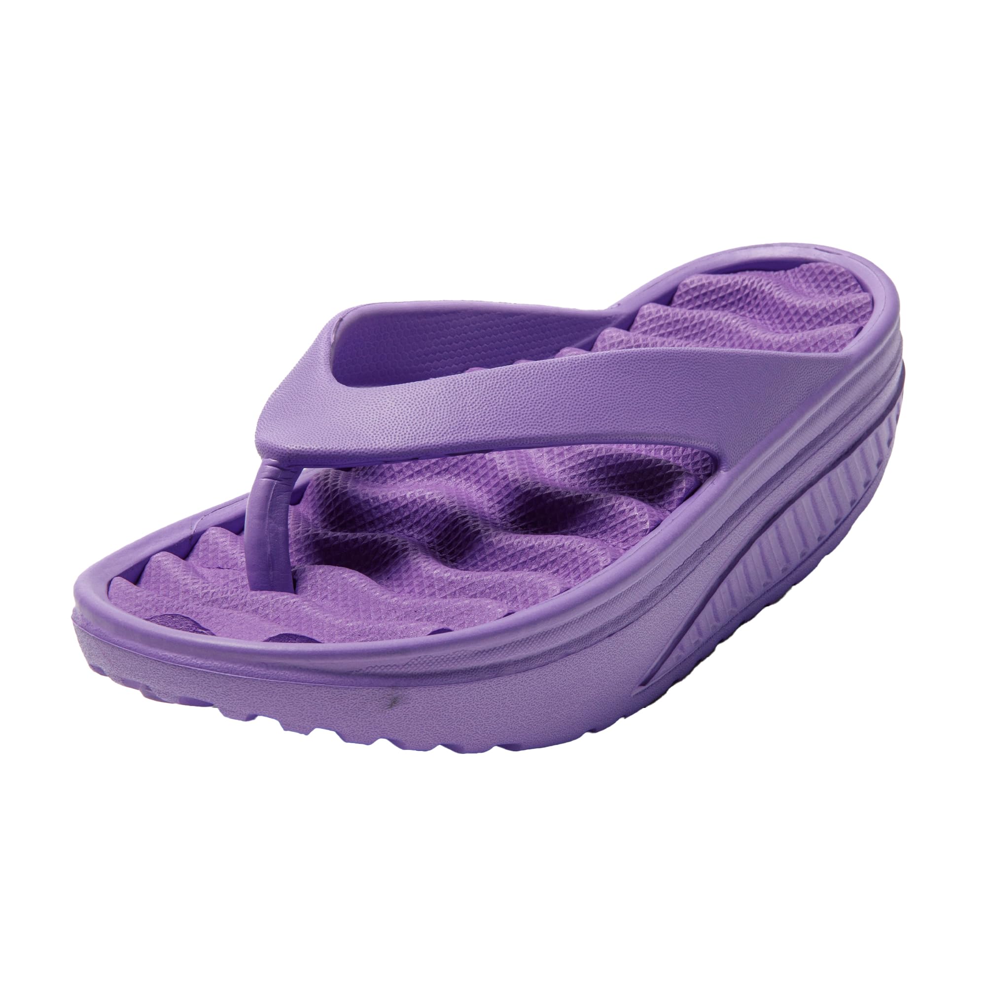 JOMIX Flip Flops Damen Massage Sommer Zehentrenner Plateau Leicht Badelatschen Slides Strand Schlappen Taumelschuhe