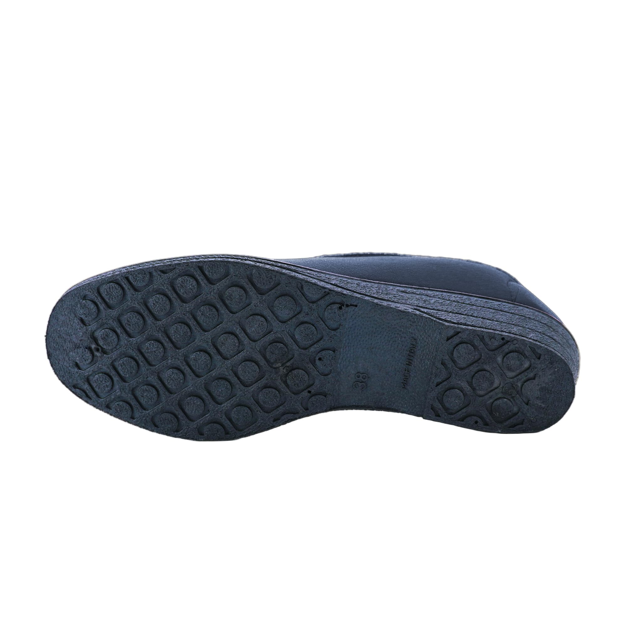 JOMIX Hausschuhe Damen Geschlossen Rutschfest mit Gummisohle - Bequeme Pantoffeln Slipper für Empfindliche Füße und Senioren Leichte Mokassin Hergestellt in Italien