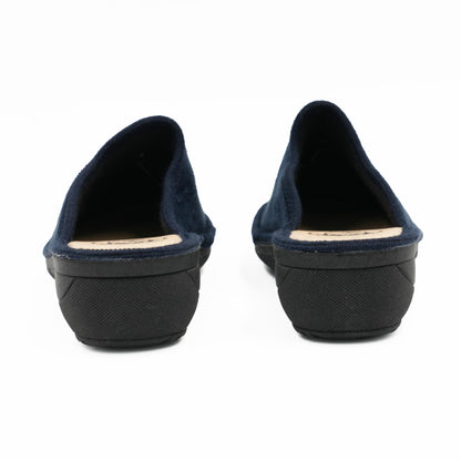 JOMIX Hausschuhe Damen Pantoletten mit Absatz Winter Bequeme Anatomische Pantoffeln Made in Italy