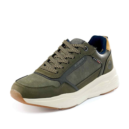 LEOSS ORIGINAL Scarpe da Ginnastica Uomo Sneaker con Lacci Scarpe da Città Scarpe da Escursionismo Casual Scarpe da Walking in Pelle Sportive