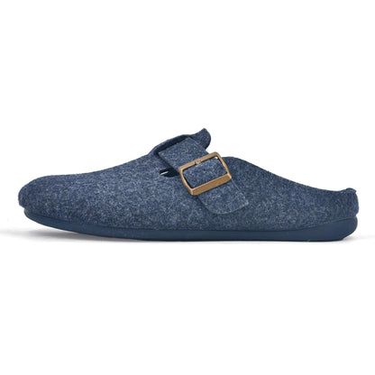 JOMIX Fliz Hausschuhe Herren Winter Pantoffeln Warm Pantoletten mit Schnalle Slippers Men