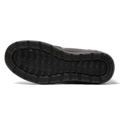 JOMIX Winterschuhe Damen Winterstiefel mit Klettverschluss Warme Hausschuhe Plüsch Wasserdicht Gefüttert Schuhe Rutschfest Outdoor Schuhe Plateau