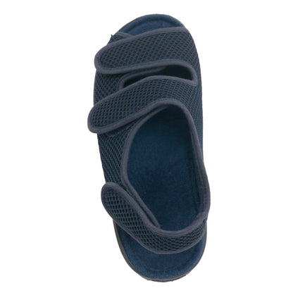 JOMIX Gesundheitsschuhe Damen Orthopädische Hauschuhe Diabetiker Schuhe Weiche Keilabsatz Hallux Valgus Schuhe mit Klettverschluss Sandalen Rutschfeste