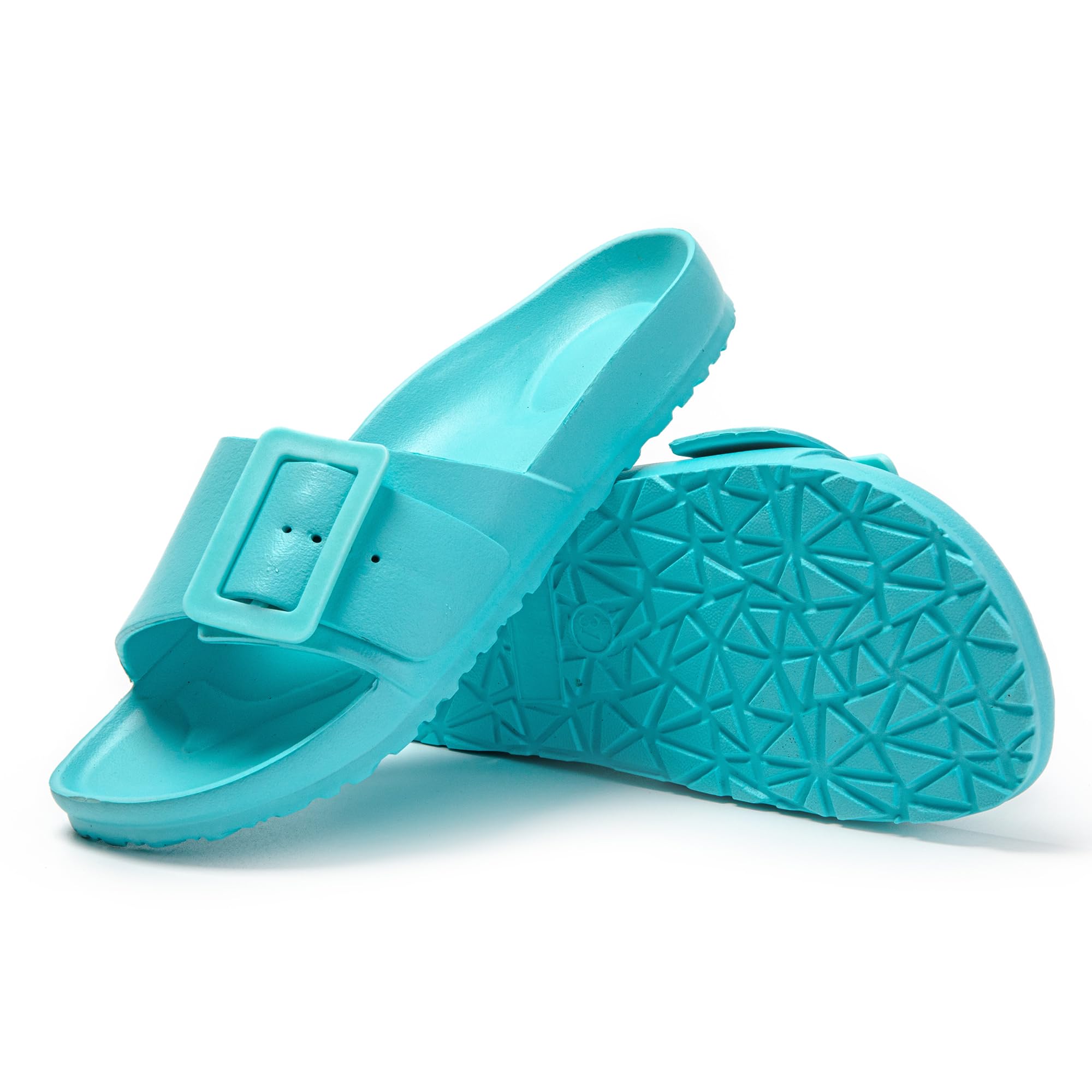 JOMIX Badeschuhe Damen Sommer Plateau Pantoletten EVA Badelatschen Leicht Sandalen für Strand