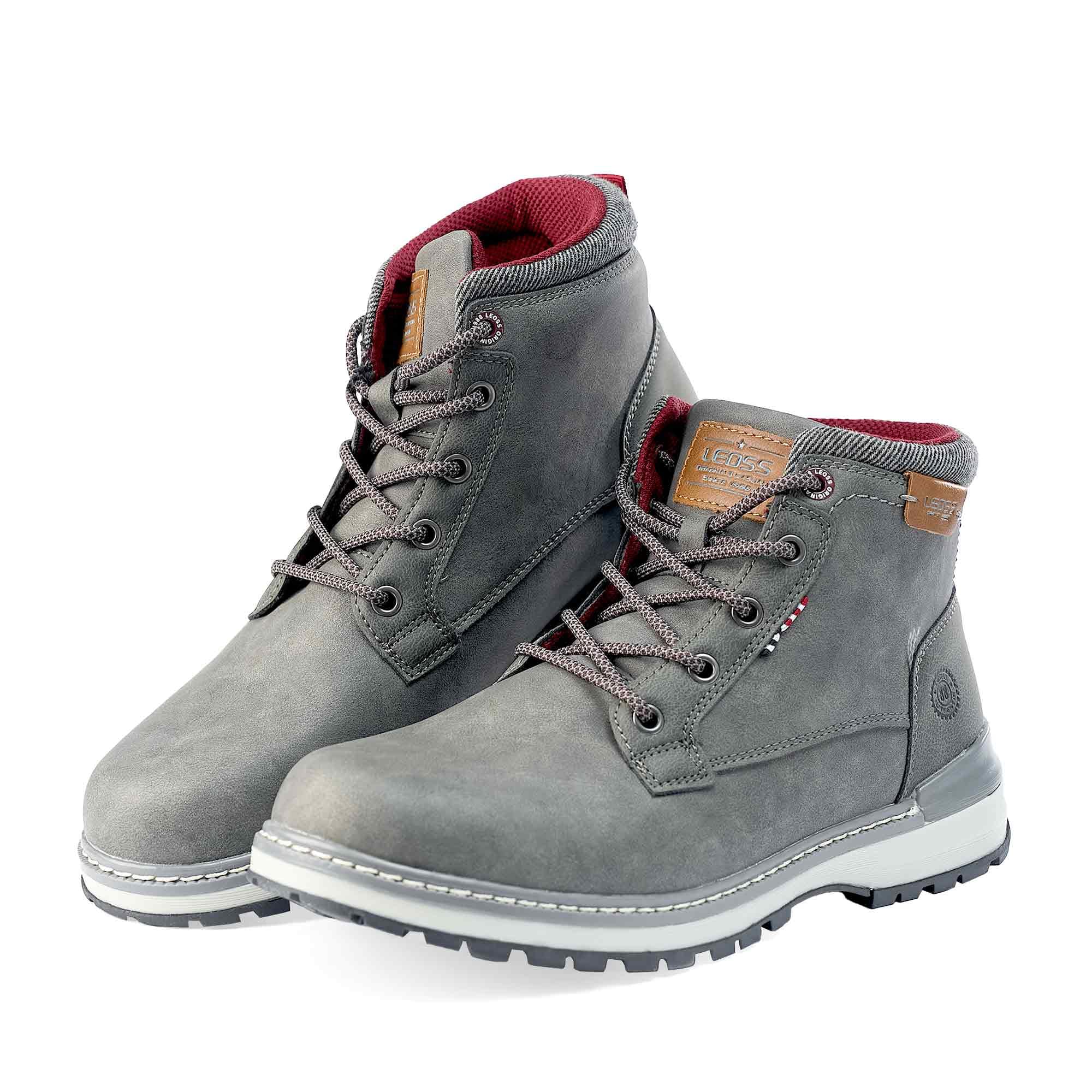 LEOSS ORIGINAL Herren Stiefel Gemütlich Stiefel Rutschfest Klassische Boots Hohe Sneaker