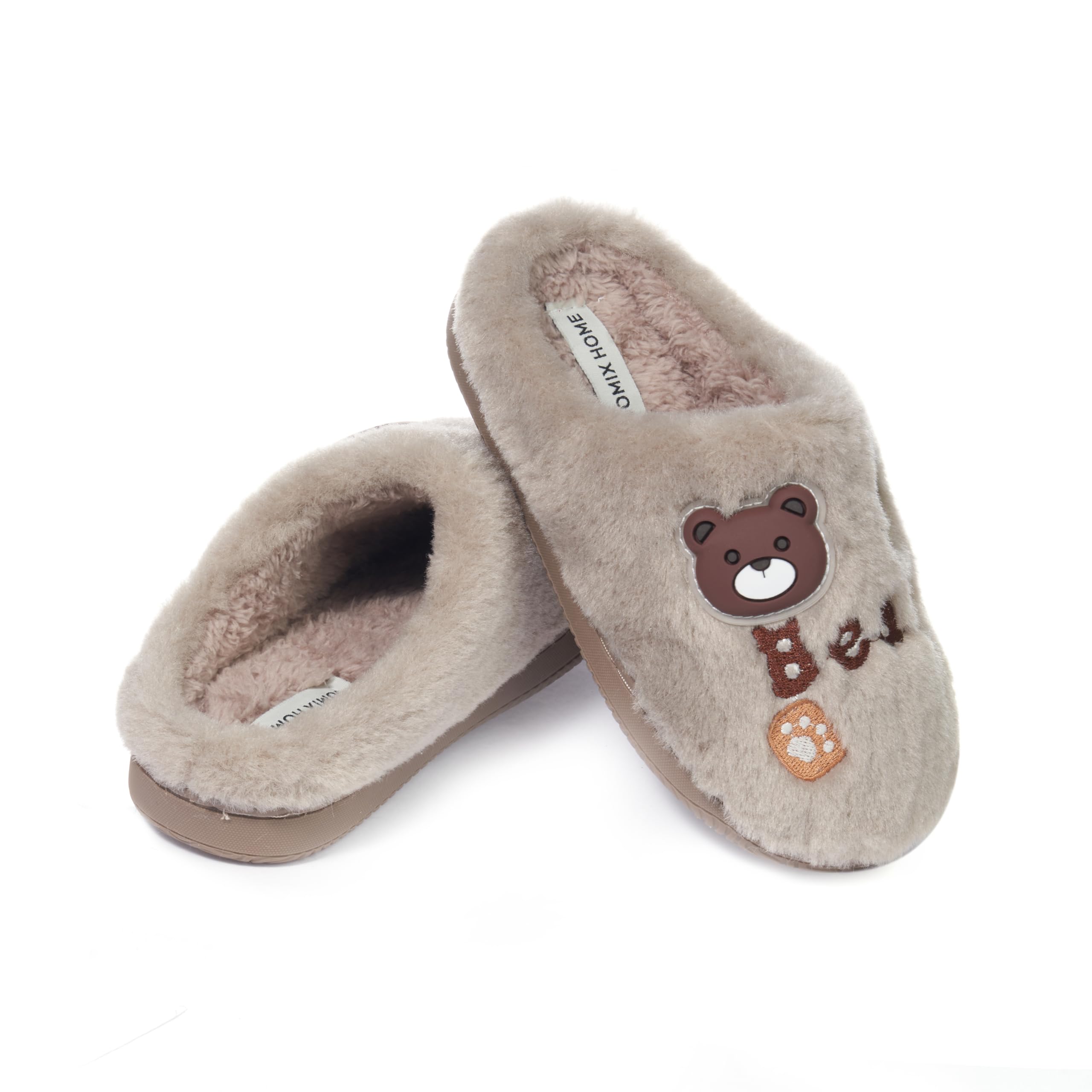 JOMIX Pantofole Bambino Invernali Babbucce Inverno Bambina Calde Morbide Ciabatte Chiuse Bambini da Casa