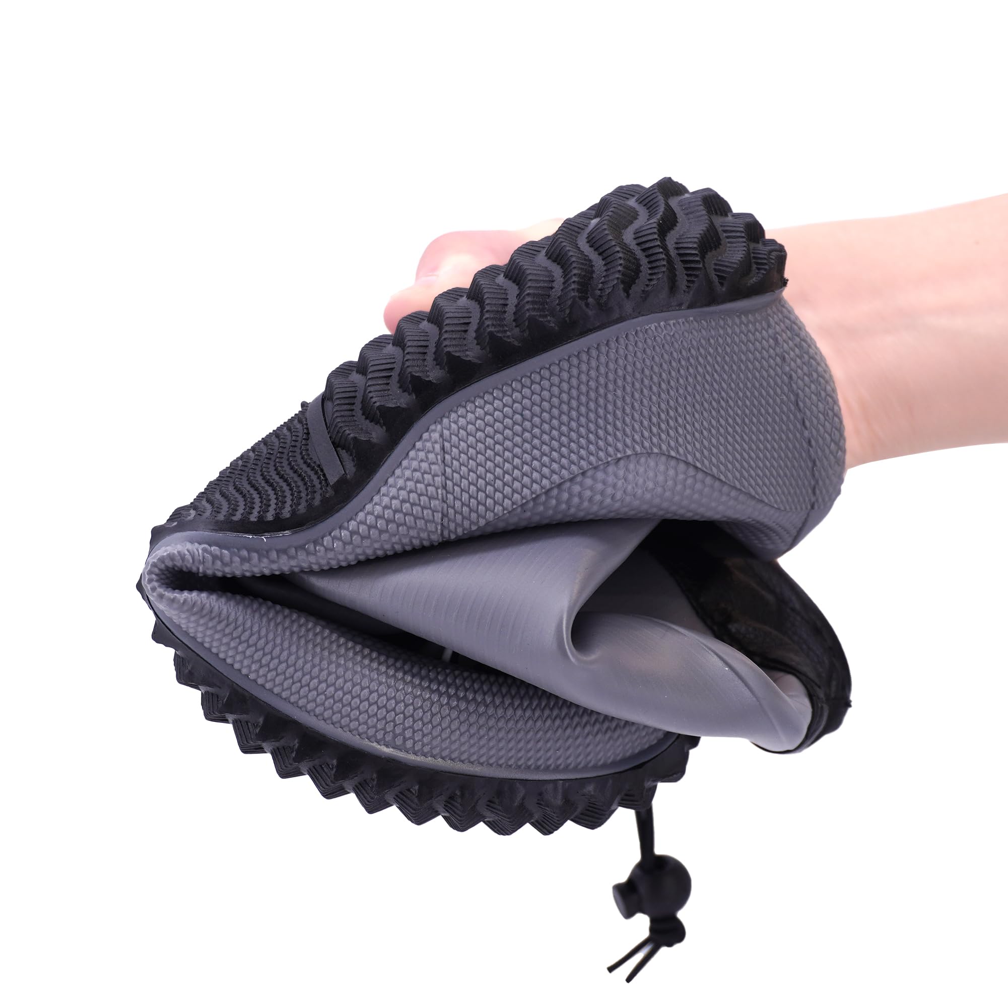 JOMIX Unisex Gummistiefel Damen Herren Faltbar Hoch Regenstiefel Wasserdichte Rutschfest Leicht PVC Stiefel Garten Regenschuhe