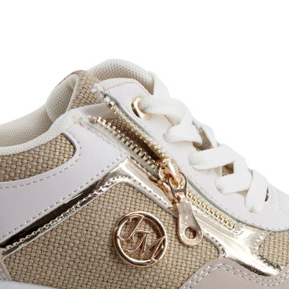 JOMIX Damen Laufschuhe Atmungsaktiv Sneaker Leichtes Sportschuhe Turnschuhe Elegant Plateau Frizeitschuhe