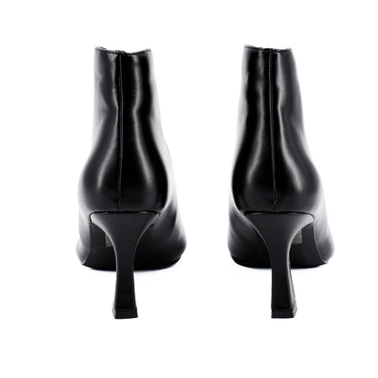 JOMIX Stivaletti Donna Stivali a Punta con Tacco a Spillo Stivali con Tacco Alto Stivaletti in Pelle Stivaletti Eleganti Alla Moda