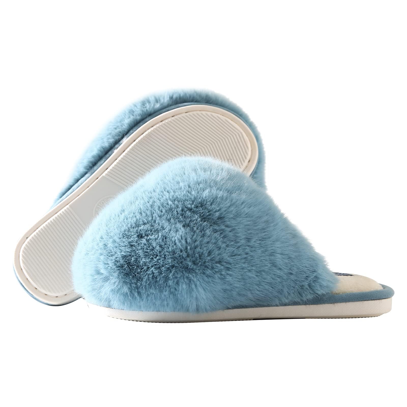 JOMIX Winter Hausschuhe Damen Warme Flauschige Pantoffeln Weiche Plüsch Slippers Modische Puschen Indoor