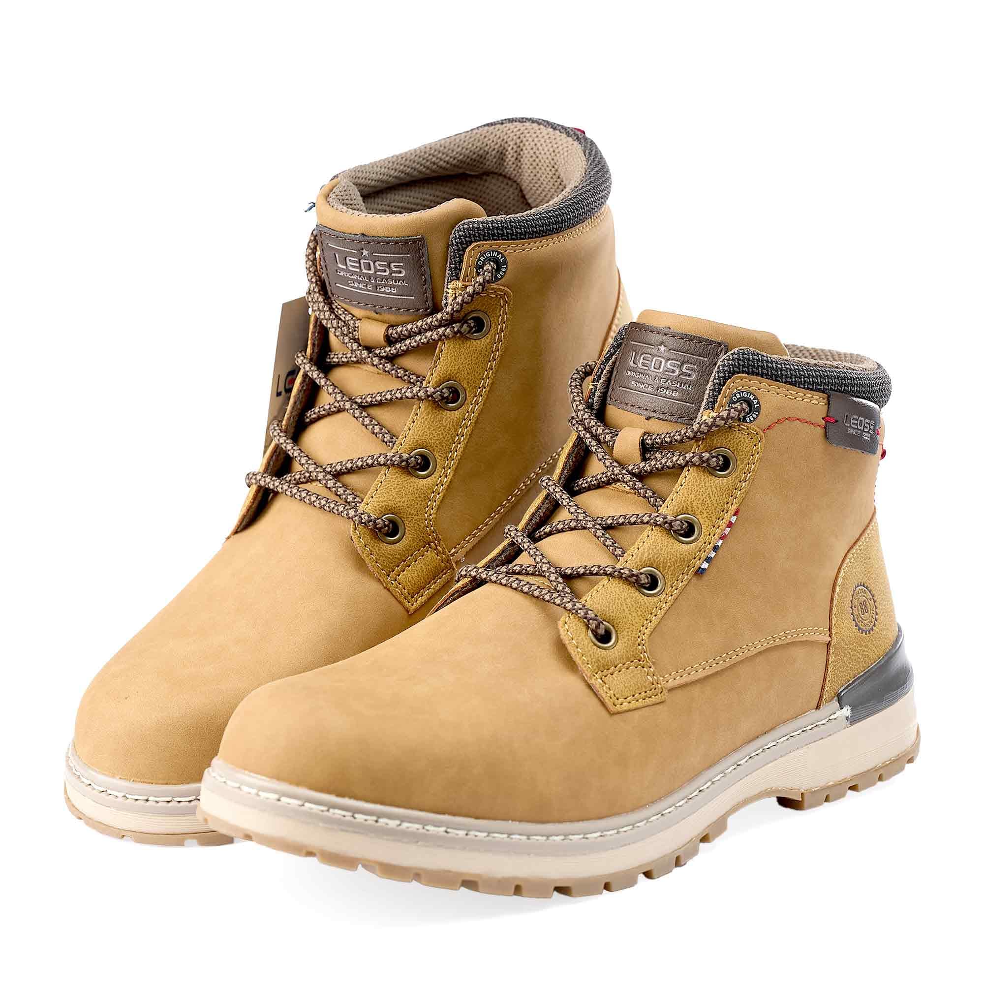 LEOSS ORIGINAL Herren Stiefel Gemütlich Stiefel Rutschfest Klassische Boots Hohe Sneaker