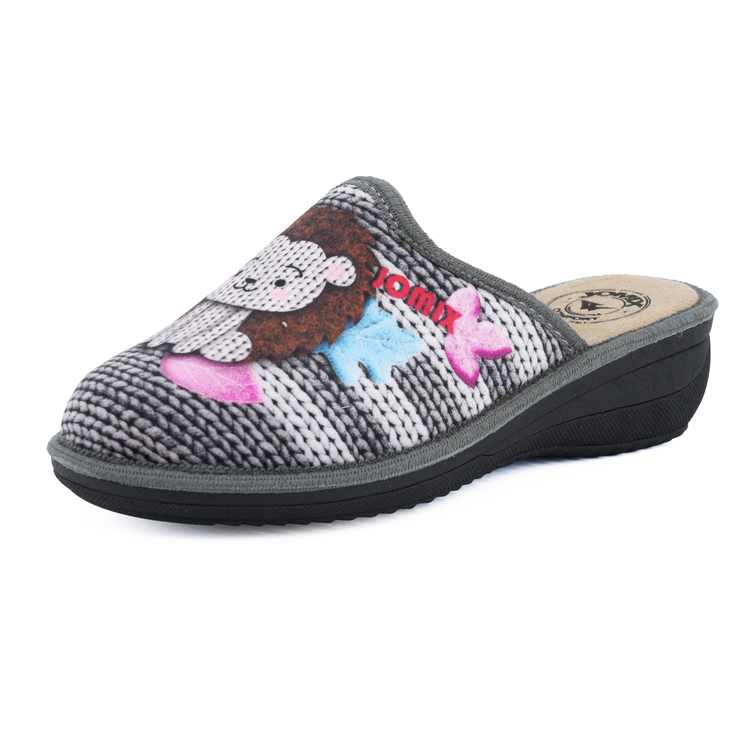 JOMIX Pantofole Donna Invernali Anatomiche Sottopiede Morbido di Alta Densità Mede in Italy