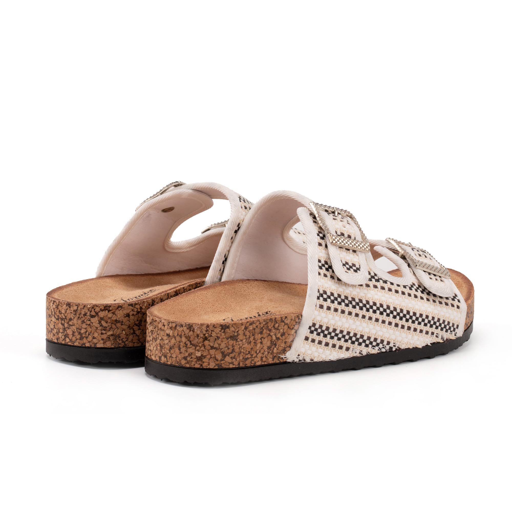 JOMIX Ciabatte Estive da Donna Suola in Sughero Punta Aperta Comfort Antiscivolo con Supporto per l'arco Plantare WCF250329