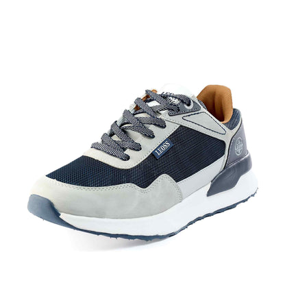 LEOSS ORIGINAL Scarpe da Ginnastica Uomo Sneaker con Lacci Scarpe da Città Scarpe da Escursionismo Casual Scarpe da Walking in Pelle Sportive