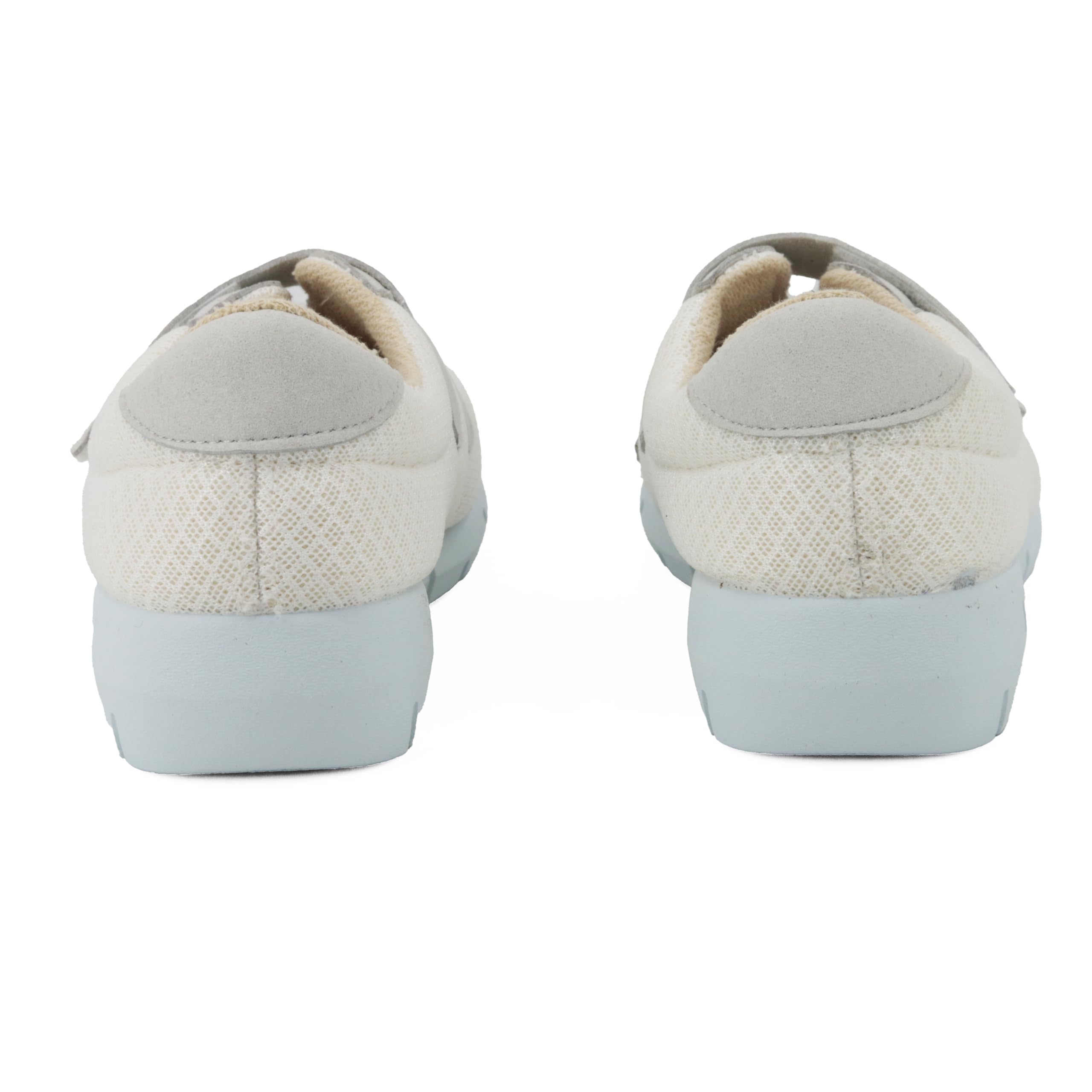 JOMIX Diabetiker Schuhe Damen Orthopädische Pantoffeln Senioren Hausschuhe mit Klettverschluss Leichte Atmungsaktiv Pantoletten mit Memory Foam Bequeme Slipper