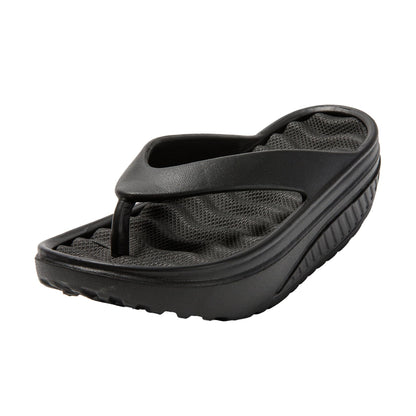 JOMIX Flip Flops Damen Massage Sommer Zehentrenner Plateau Leicht Badelatschen Slides Strand Schlappen Taumelschuhe