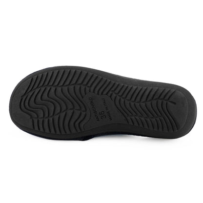 JOMIX Hausschuhe Damen Pantoletten mit Absatz Winter Bequeme Anatomische Pantoffeln Made in Italy