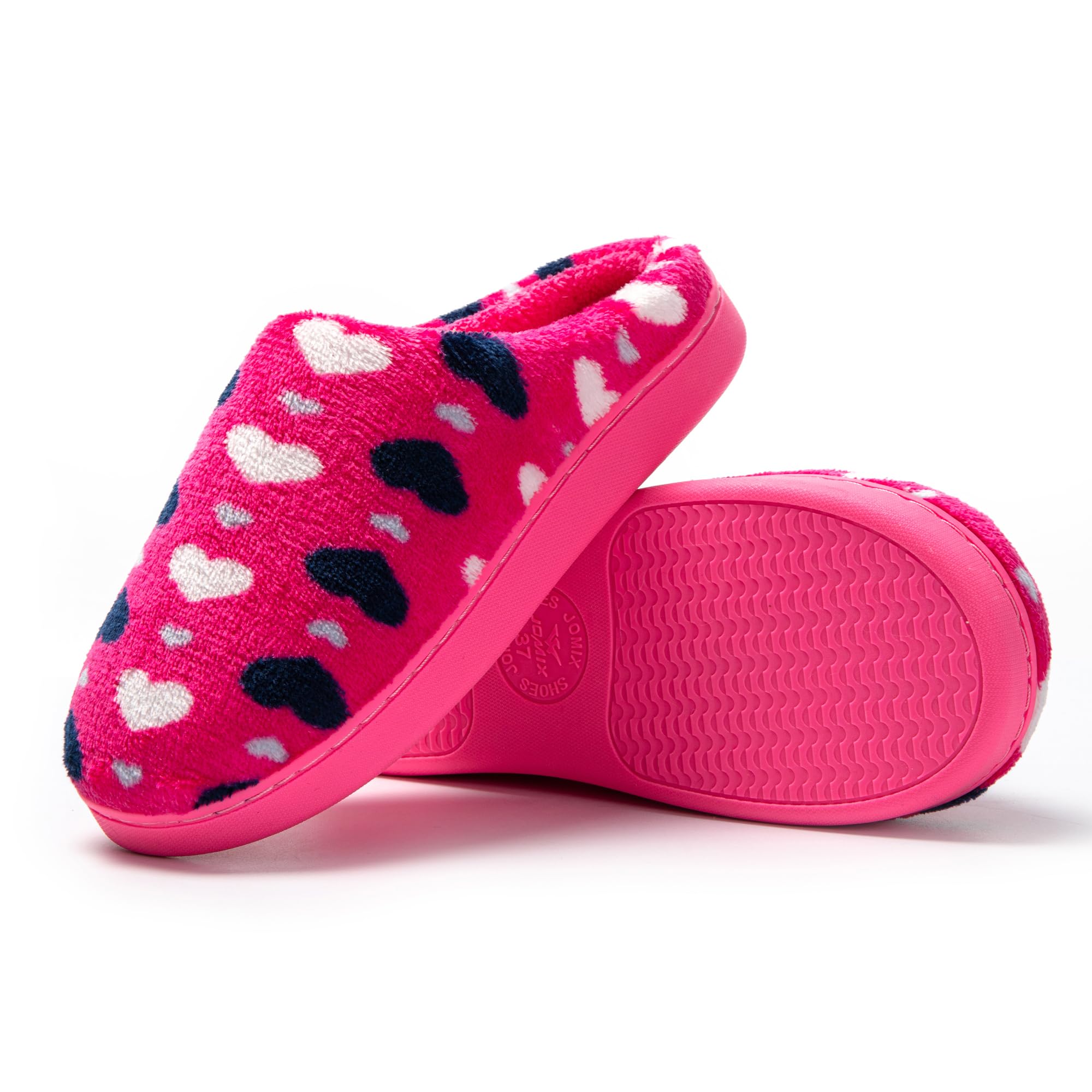 JOMIX Damen Hausschuhe Winter Pantoffeln Unisex Warme Plüsch Bequeme Slippers Rutschfeste