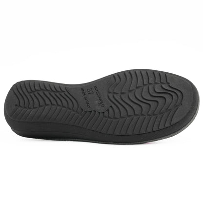 JOMIX Hausschuhe Damen Winter Pantoffeln Warme Gefütterte Pantoletten mit Fußbett Plüsch Slippers Rutschfest