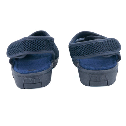 JOMIX Gesundheitsschuhe Damen Orthopädische Hauschuhe Diabetiker Schuhe Weiche Keilabsatz Hallux Valgus Schuhe mit Klettverschluss Sandalen Rutschfeste