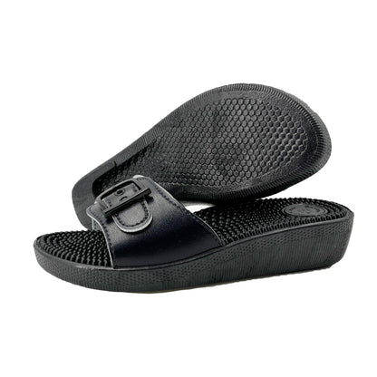 JOMIX Massage Schlappen Damen Weiche Badeschuhe Sommer Pantoletten Slipper Hausschuhe