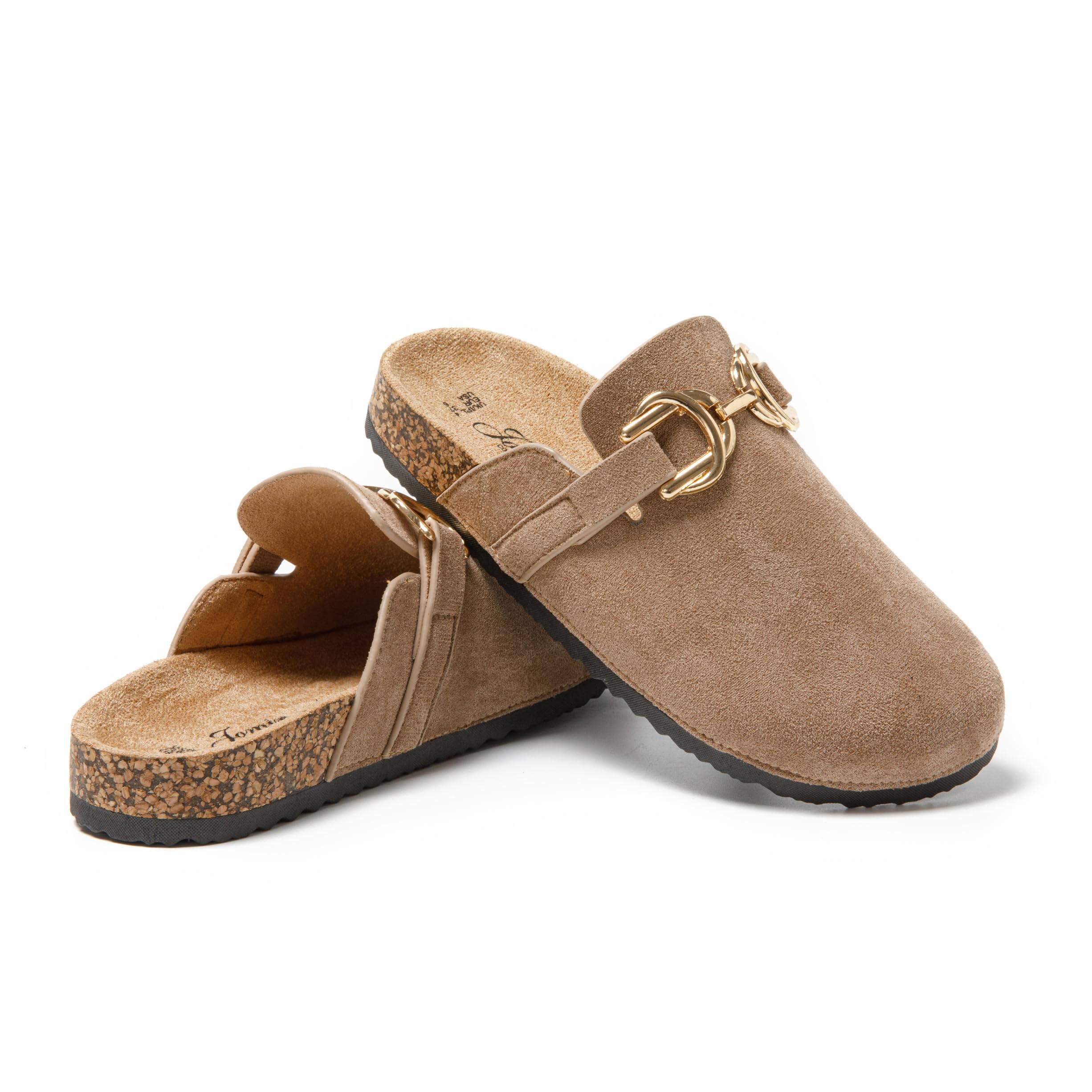 JOMIX Sabot Donna Eleganti Punta Chiusa Suola Sughero