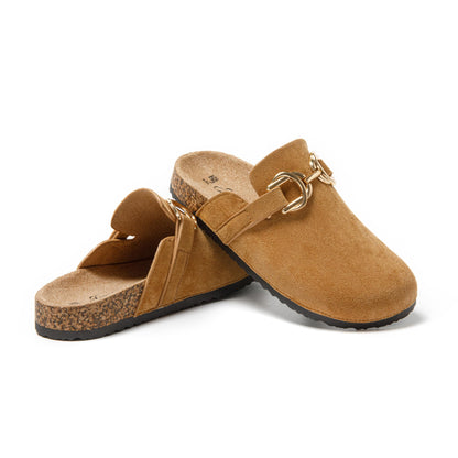 JOMIX Sabot Donna Eleganti Punta Chiusa Suola Sughero