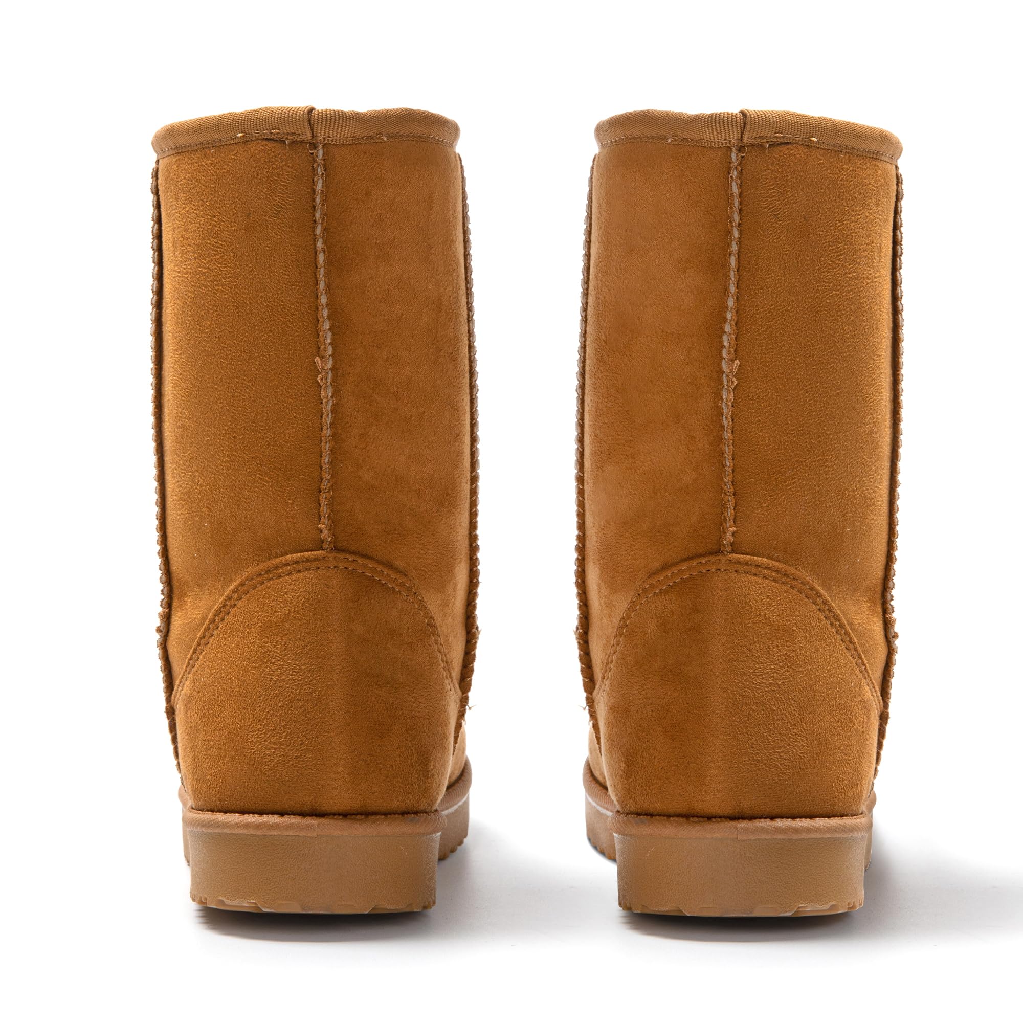 JOMIX Stivali Invernali da Donna Stivaletti Pelosi Classici Caldi Comodi e Leggeri Imbottita Pelliccia Sintetica