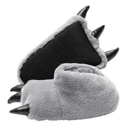 JOMIX Pantofole Donna Invernali Ciabatte Divertente Caldo da Casa Peuche Dinosauro Drago Zampe Pelose Comode Simpatiche