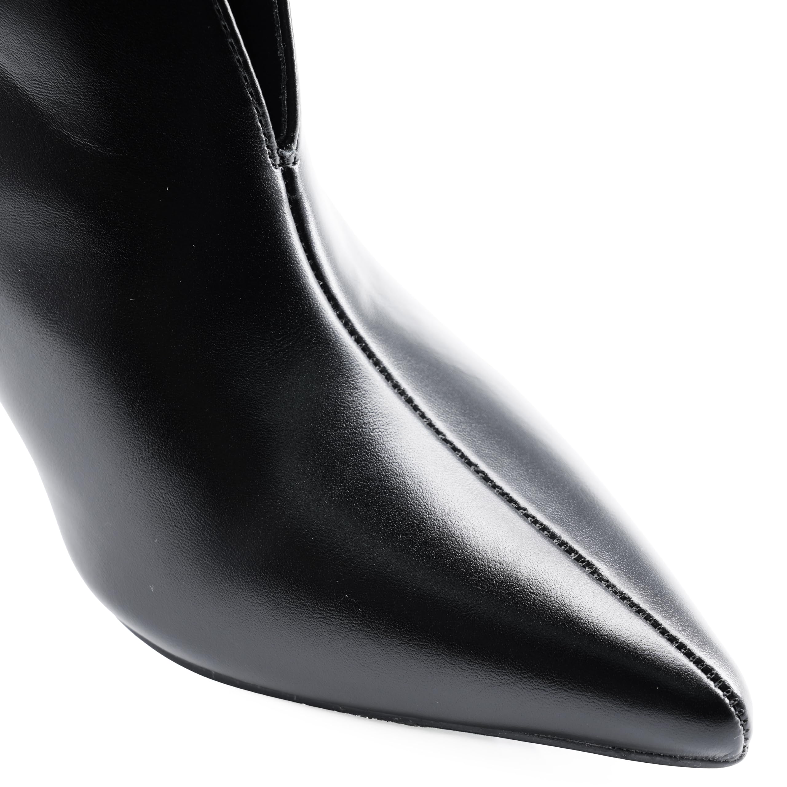 JOMIX Stivaletti Donna Stivali a Punta con Tacco a Spillo Stivali con Tacco Alto Stivaletti in Pelle Stivaletti Eleganti Alla Moda