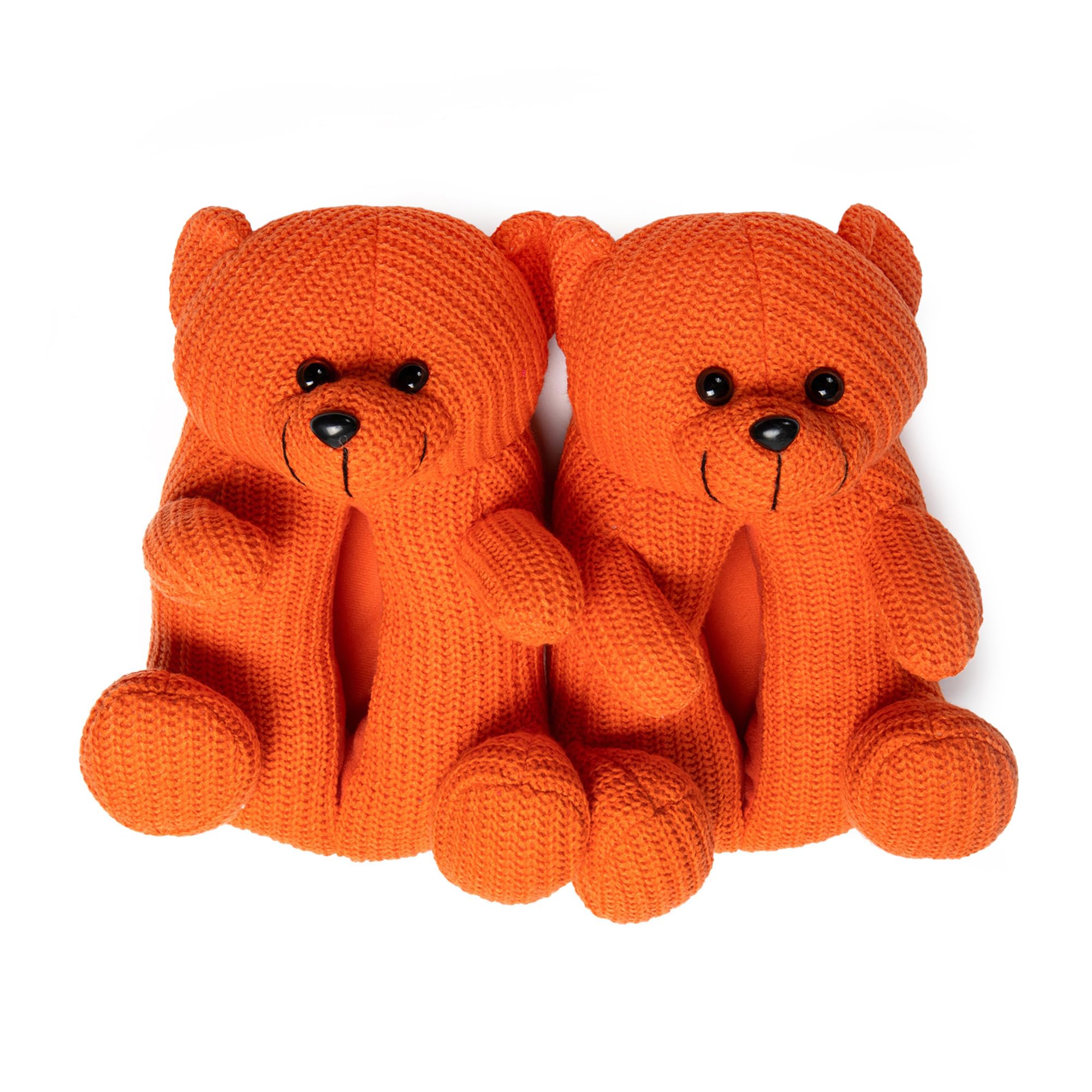 JOMIX Winter Hausschuhe Damen Bären Lustige Pantoffeln Warme Tieren Hüttenschuhe Bunte Slippers Indoor