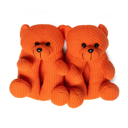 JOMIX Winter Hausschuhe Damen Bären Lustige Pantoffeln Warme Tieren Hüttenschuhe Bunte Slippers Indoor