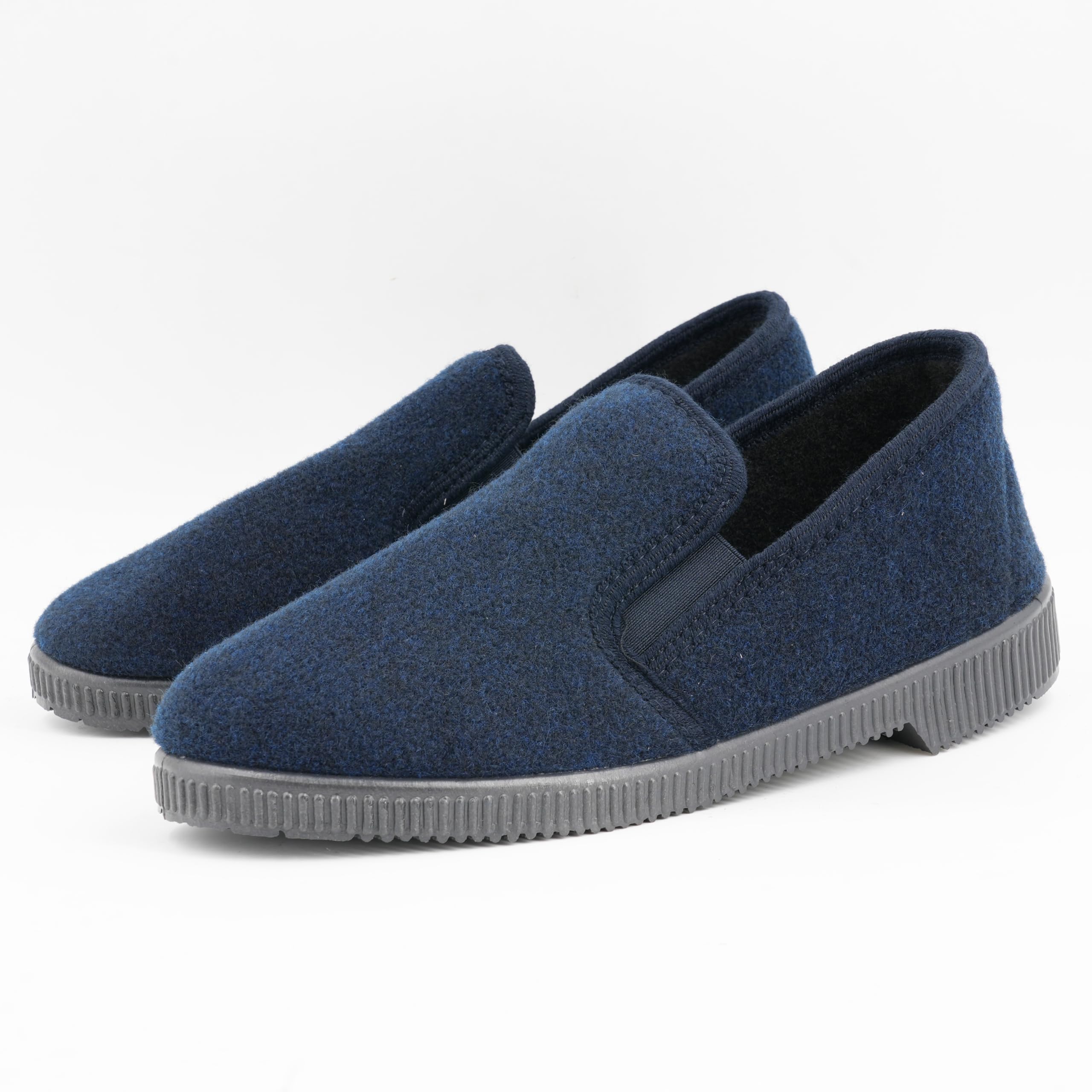 JOMIX Hausschuhe Herren Diabetiker Schuhe, Herren Niedrige Hausschuhe Senioren Winterschuhe Hausschuhe Breiter Fuß Filzpantoffeln Mit Memory Foam Sohle