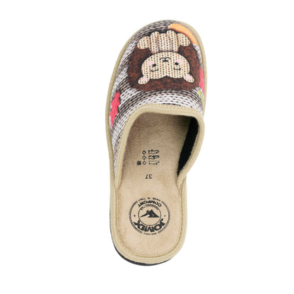 JOMIX Pantofole Donna Invernali Anatomiche Sottopiede Morbido di Alta Densità Mede in Italy