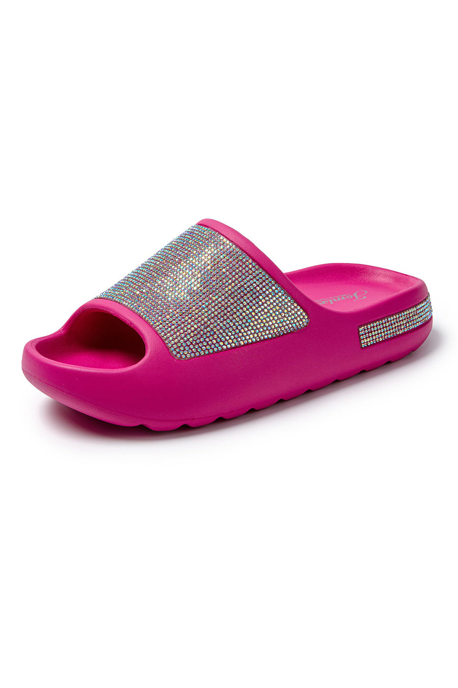 Women's Summer Slippers Rubber Rhinestone Sea SD9049 