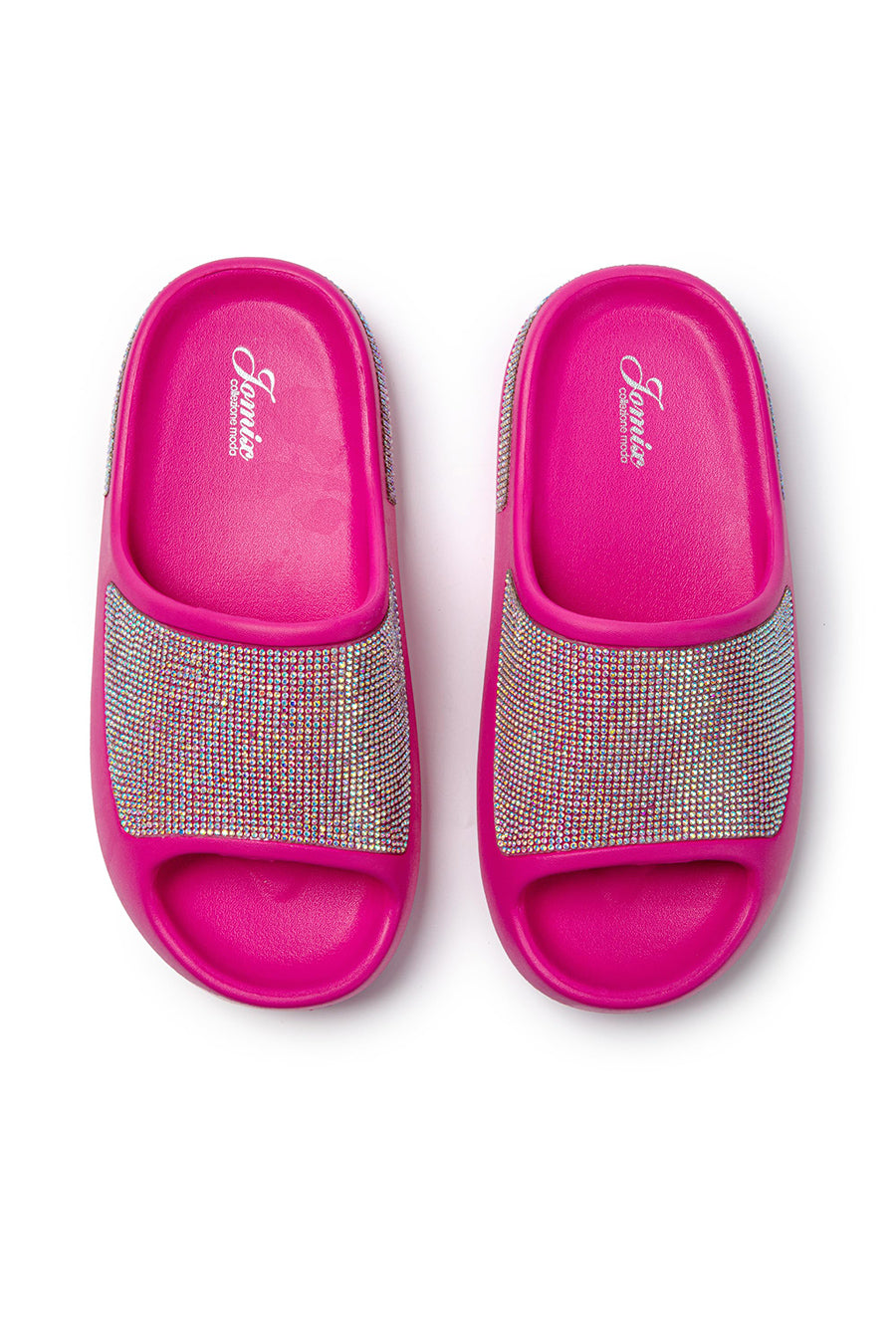 Women's Summer Slippers Rubber Rhinestone Sea SD9049 