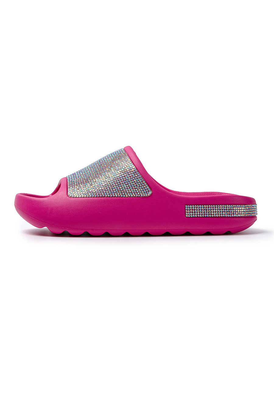 Women's Summer Slippers Rubber Rhinestone Sea SD9049 