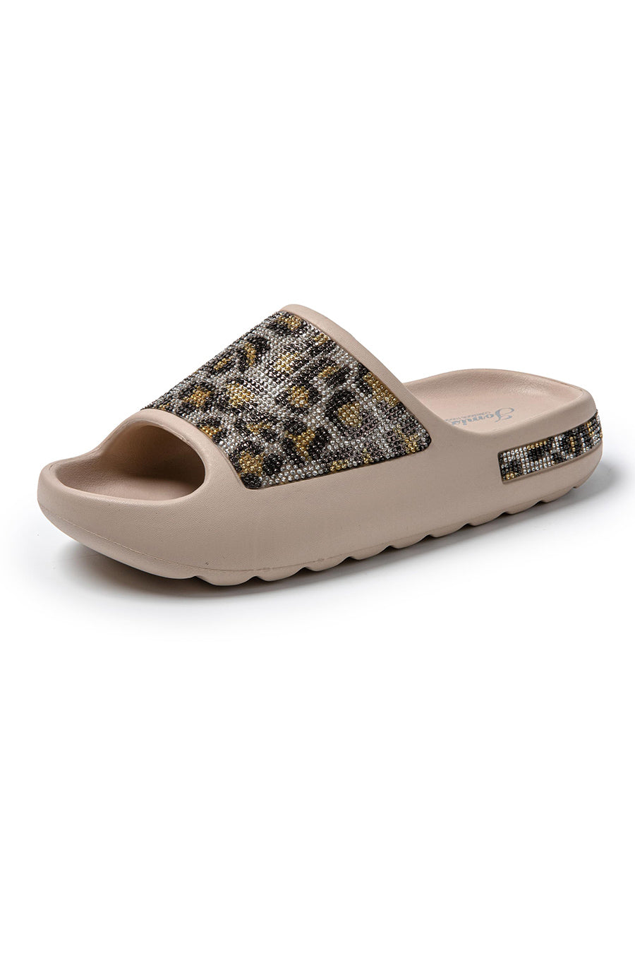 Women's Summer Slippers Rubber Rhinestone Sea SD9049 