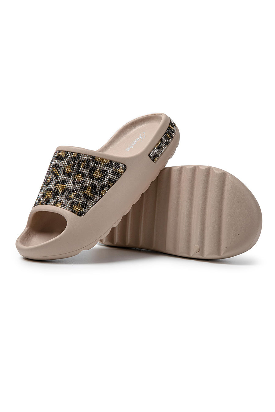 Women's Summer Slippers Rubber Rhinestone Sea SD9049 