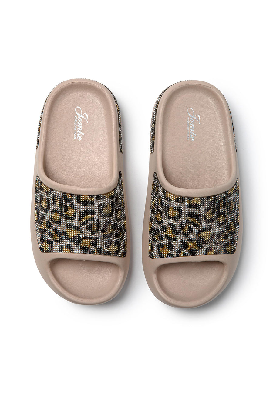 Women's Summer Slippers Rubber Rhinestone Sea SD9049 