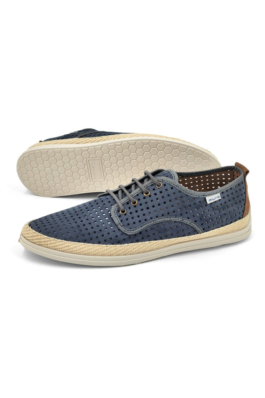 MURO GARRIDO Scarpe da uomo casual eleganti e senza lacci ESGM