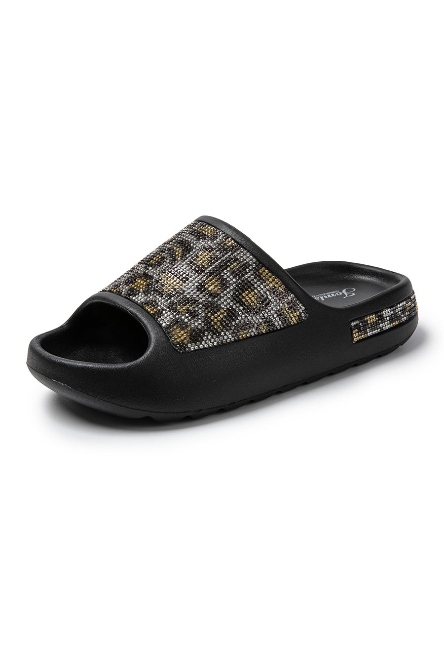 Women's Summer Slippers Rubber Rhinestone Sea SD9049 