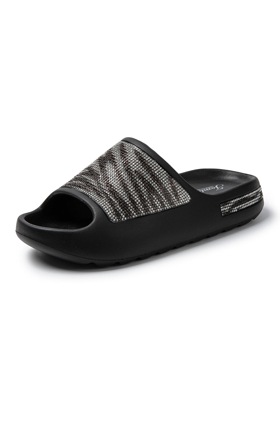 Women's Summer Slippers Rubber Rhinestone Sea SD9049 
